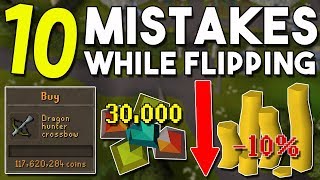 Top 10 Common Mistakes Beginners Make while Flipping! Avoid these Flipping Pitfalls! [OSRS] Net Worth