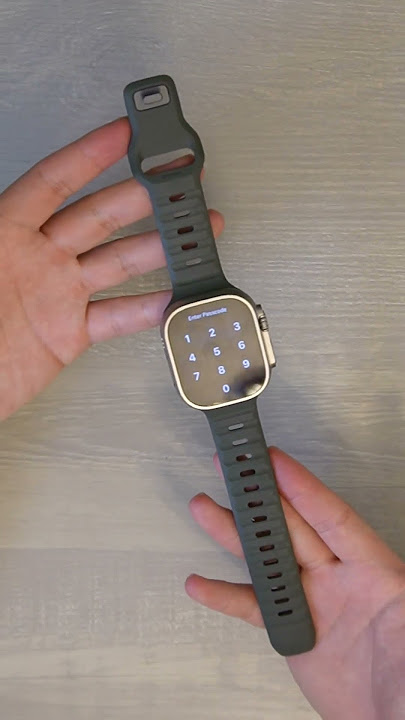 Nomad Sport Band for your Apple Watch Ultra! #applewatchultra #band #nomad #sport #green