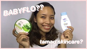 Get unready with me! Tamad Skincare Routine? + Babyflo as my cleanser? | Lois Manlapaz