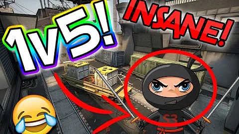 CS:GO - Minikerr INSANE 1v5 Ninja Defuse!