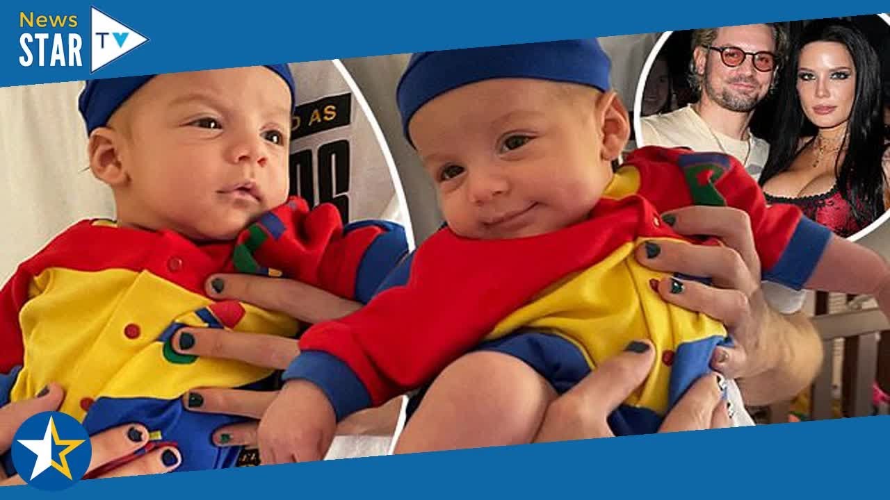 Halsey shares first pics of her baby boy Ender's face as she turns 27