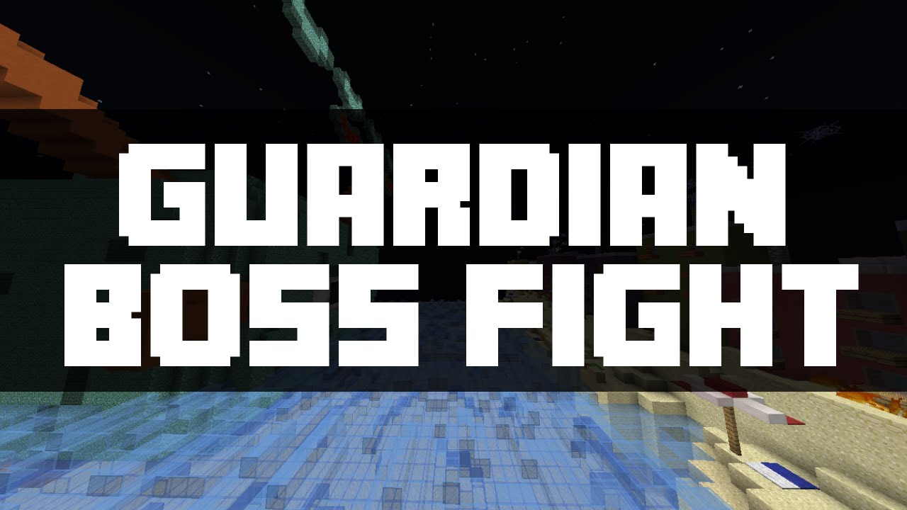 Minecraft Minigame - Guardian Boss Fight by Team Wooloo