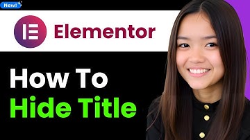 How to Hide Title Elementor 2026 (Step By Step)