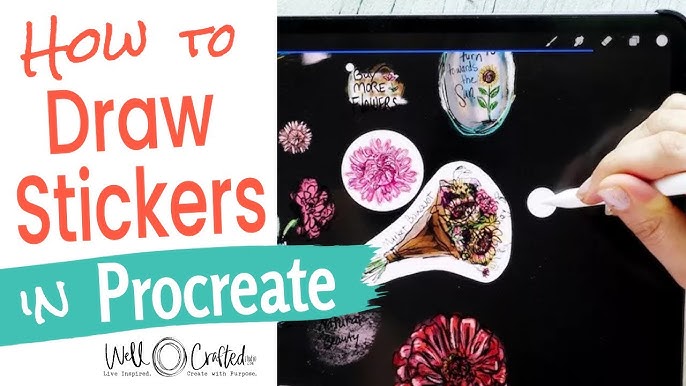 How to Make 3D Layered Stickers on Procreate with Cricut - Well Crafted  Studio