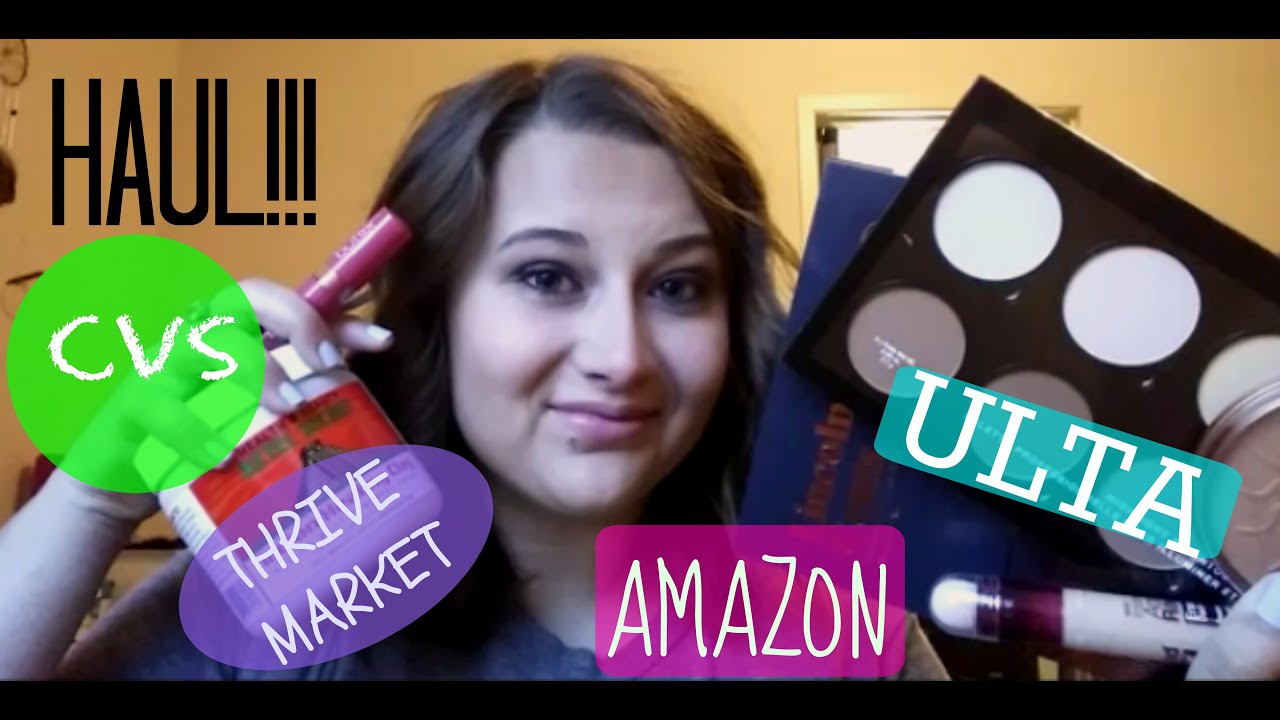 MASSIVE HAUL!!! ULTA, AMAZON, THRIVE MARKET, CVS YouTube
