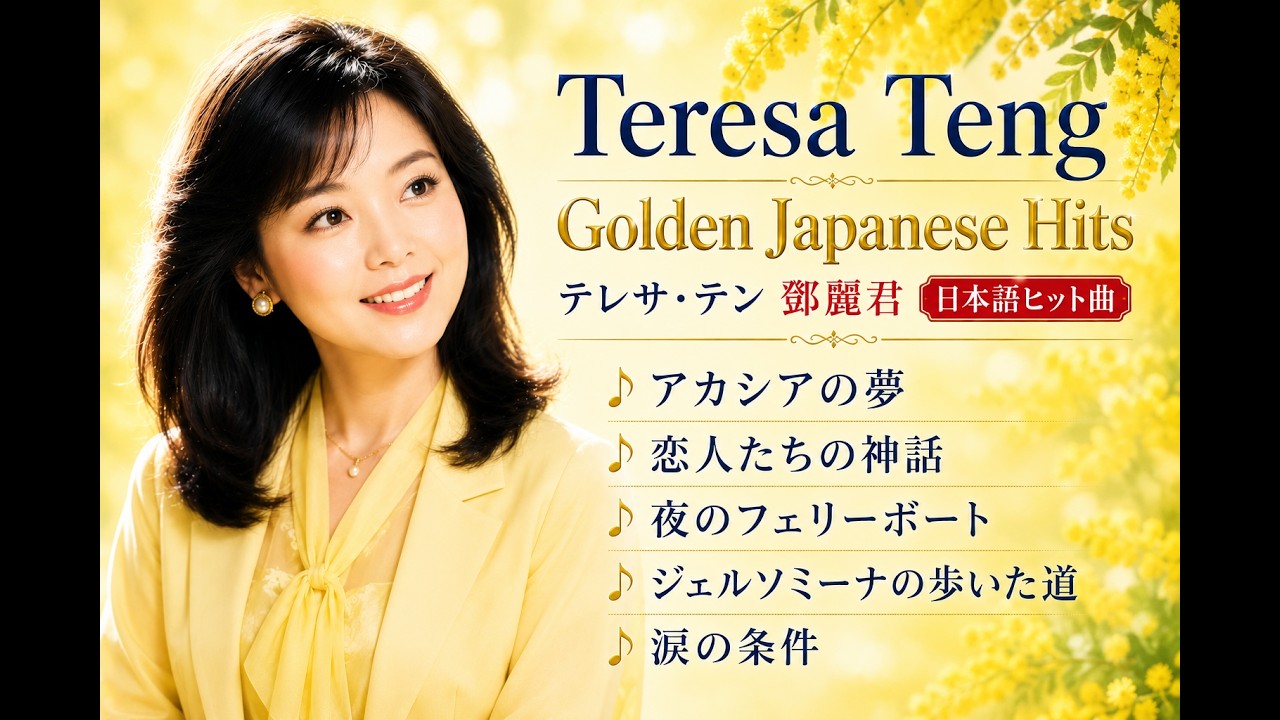 Teresa Teng's Golden Japanese Hits｜テレサ・テン日本語ヒット曲