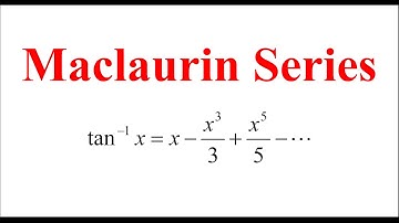 Maclaurin series tan-1 x