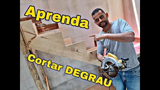 Como cortar os Degraus da Escada !!!