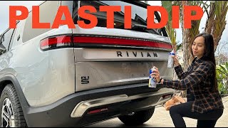 Plasti Dip Emblems Black  Rivian R1S (How to)