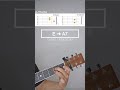 E To A7 Chord Transition On Guitar mp3