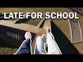 LATE FOR SCHOOL | PARKOUR POV