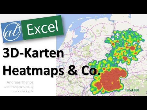 Update New 3D-Karten in Excel - Heatmaps \u0026 Co. - Excel # 888