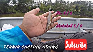 TEKNIK CASTING UDANG VIRAL ! BERSAMA TEKONG SELINSING TERKENAL MUBINSAAT GUNA . BOTTOM ULTRALIGHT ON