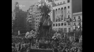 Valencia. Virgen de los Desamparados. Imágenes de 1948 y 1961