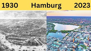 Hamburg Germany (1930) ★ (2023) ★ Then and Now