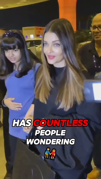 No wonder 51-year-old Aishwarya always holds her daughter Aaradhya's hand so tightly. Nobody realize