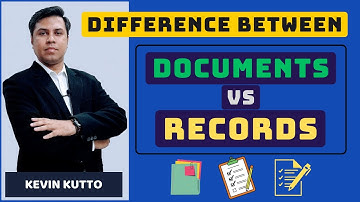 Document vs Record | Kevin Kutto | Mechanical Vault