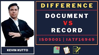 Document Vs Record Kevin Kutto Mechanical Vault