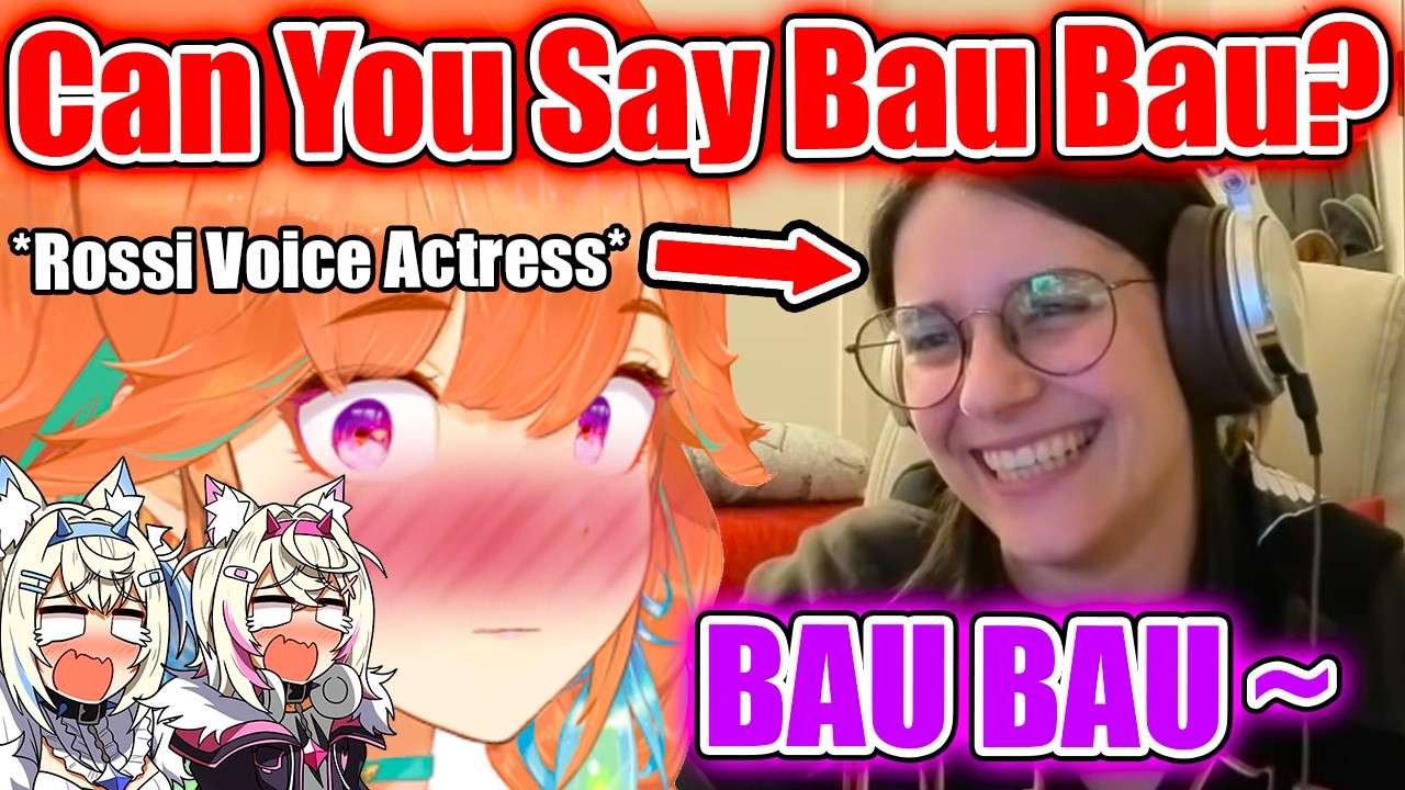 Kiara Makes Rossi Voice Actress Say ‘Bau Bau’ and It’s So Cute!