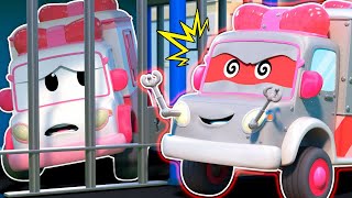 🚑Ambulance in Jail Because of EVIL ROBOT! 🤖 Learn About Justice | Emergency | Robofuse