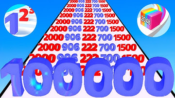 Number Master Vs Jelly Run 2048 (New Update) Infinity Level Gameplay