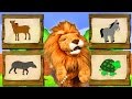 Canciones Infantiles del Zoo - El León Lorenzoo nos presenta a los animales - Videos Educativos #