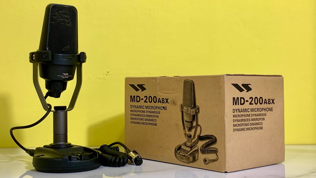 💥Yaesu MD-200A8X Dynamic Microphone💥 - YouTube