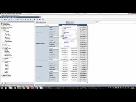 IBM Cognos Analysis Studio Training - Demo 5: Create a Nested Crosstab || Cresco International