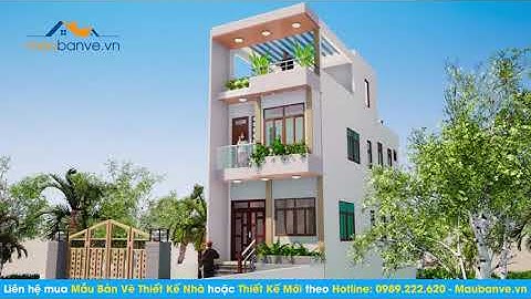 Mẫu Nhà Ống 2 Tầng 1 Tum Mang Phong Cách Hiện Đại Tại Hưng Yên