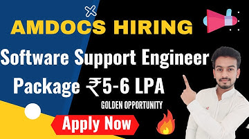 Amdocs Hiring Software Engineer | Latest Off Campus Drive 2022 | Jobs | Virtual | Alert | Interview