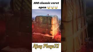 100 classic ceret opening 🤯| BGMI | PUBG MOBILE | BGMI shorts #bgmi  #shortsfeed #viralshorts