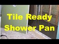 How to install a Laticrete shower pan. Tile ready shower pan. Shower pan installation.