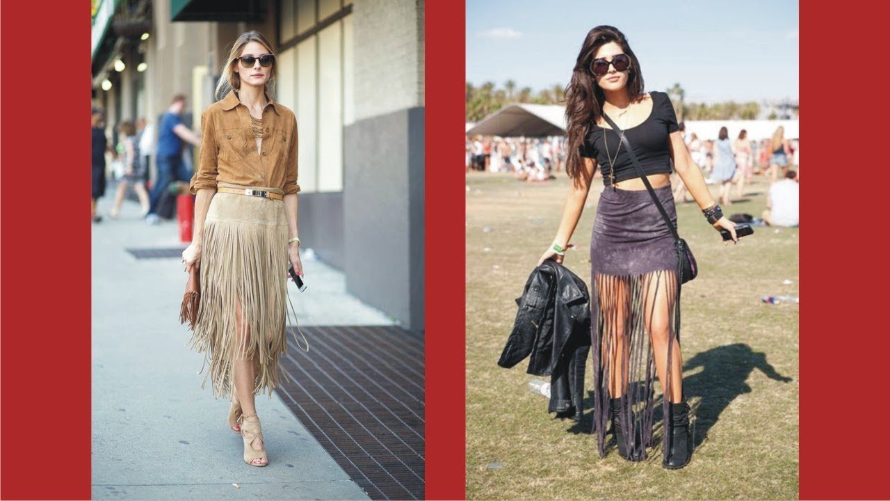 How To Wear Fringe Skirt YouTube