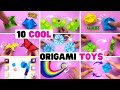 10 COOL ORIGAMI FIDGET TOYS you will like [moving paper toys]