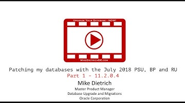Apply the Oracle Database 11.2.0.4 Patch Set Update (PSU) July 2018