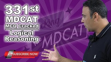 331 Logical Reasoning MDCAT MCQ CRACKED #Logical Reasoning #Logical Problems