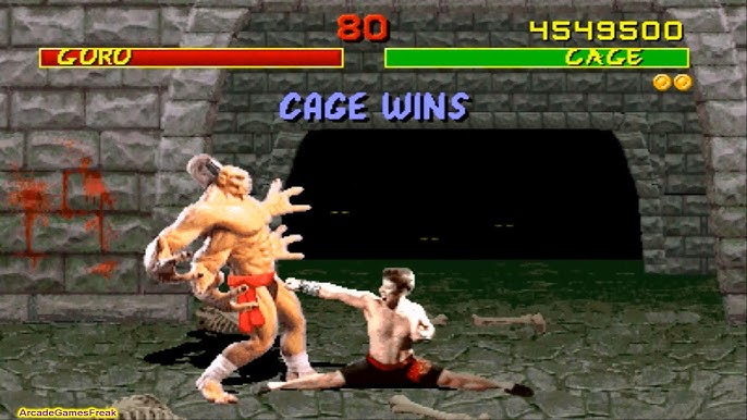 Mortal Kombat 2 arcade Baraka Gameplay Playthrough 