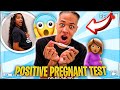 Leaving Out A POSITIVE PREGNANCY TEST...*Cute Reaction*