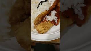 Fried fish with hot chili sauce serve with white rice