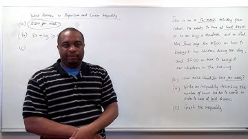 Word Problem on Linear Inequality - Part 3