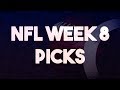 NFL Week 8 Picks, Spread, Over/Under - YouTube