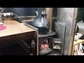 Woodburning Stove in a Tiny Bus House