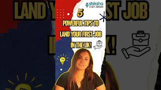 5 powerful tips to land your first job in the UK 🇬🇧💼 #studyinuk #ukjobs2025 #salcc #ukstudentvisa
