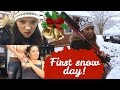 First snow of the year! | Vlogmas