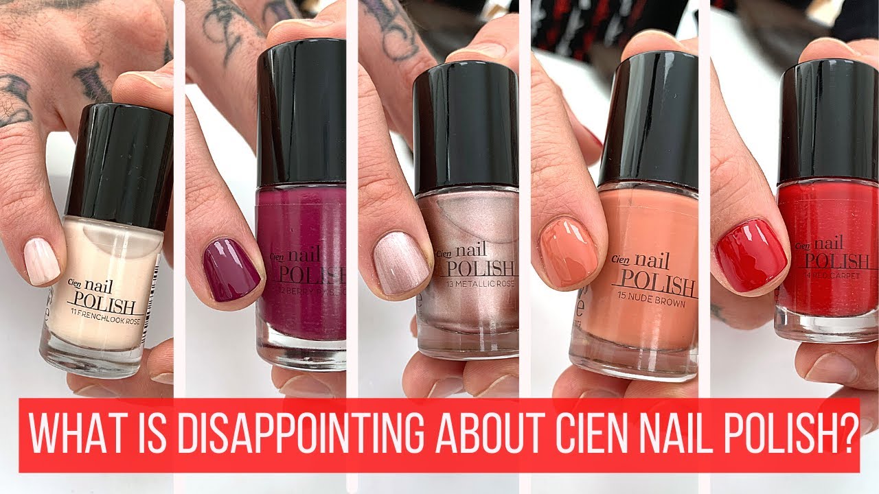 CIEN NAIL from LIDL [SWATCH REVIEW & DRY TEST]