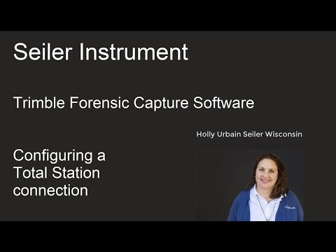 Trimble Forensic Capture Software - Configuring a Total Station Connection