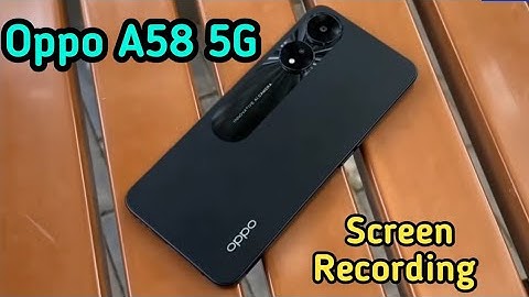 How To Record Screen In Oppo A58 5G,Oppo A58 5G  Mein Screen Recording Kaise Karen ,