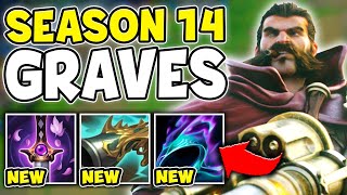 TARZANED TRIES SEASON 14 GRAVES FOR THE FIRST TIME! (NEW ITEMS, NEW MAP)