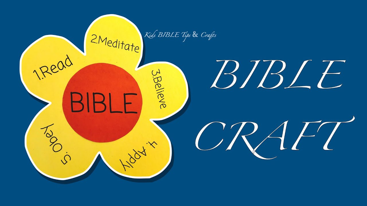 Bible Craft, Sunday school craft idea
