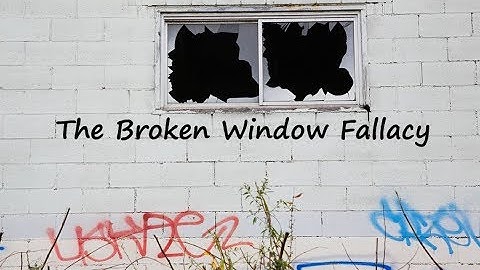 Broken window fallacy